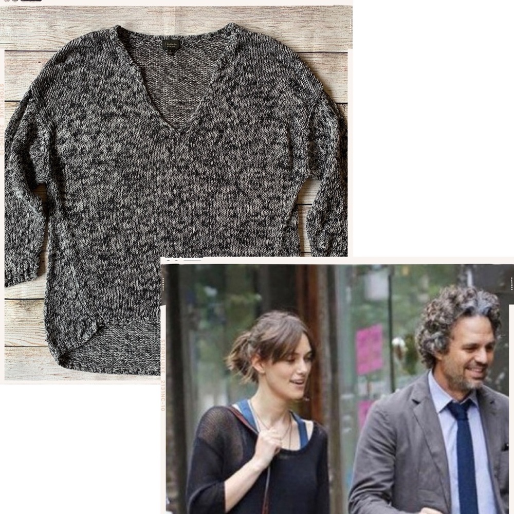 Babaton Aritzia Kate Loose Knit High Low Sweater
